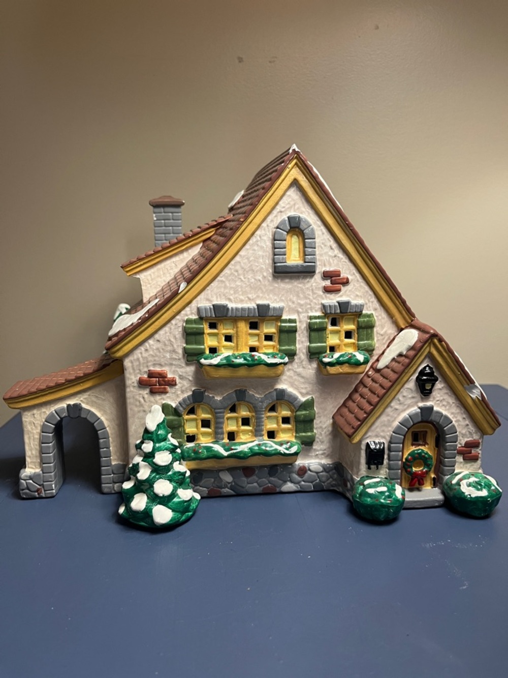 Department 56 "Carmel Cottage" from The Original Snow Village with small chips